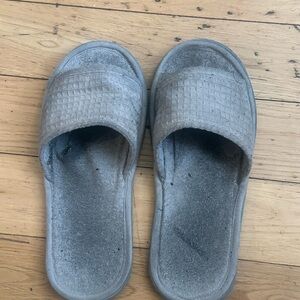 IKEA Gray Waffle Slide Sandals